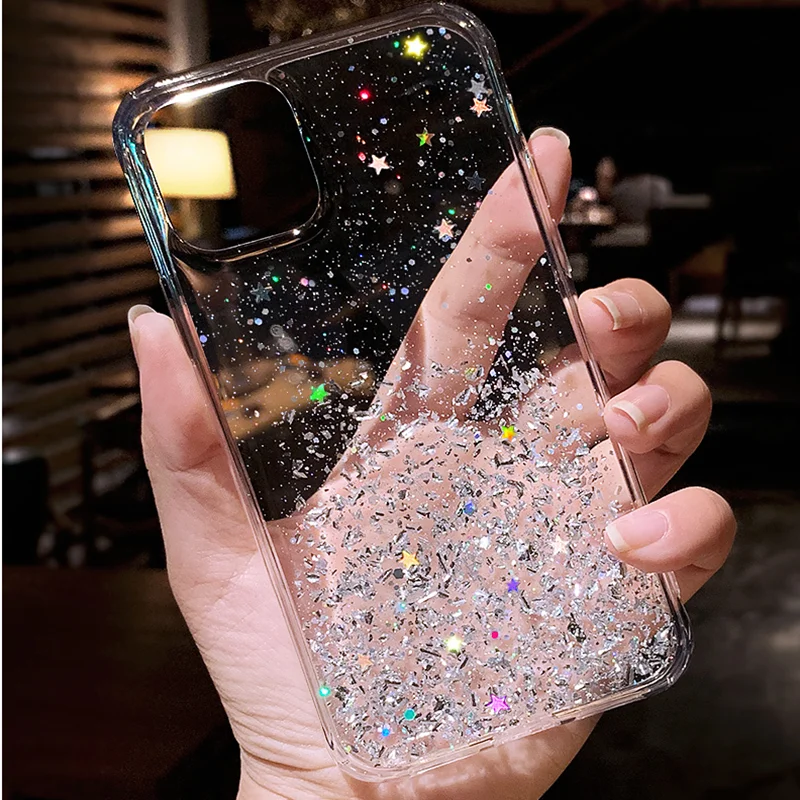 Luxury Bling Glitter Phone Case for SAMSUNG Galaxy A06 A065F A065F/DS A065M A065M/DS Soft Case Full Cove For SAMSUNG A06 cases