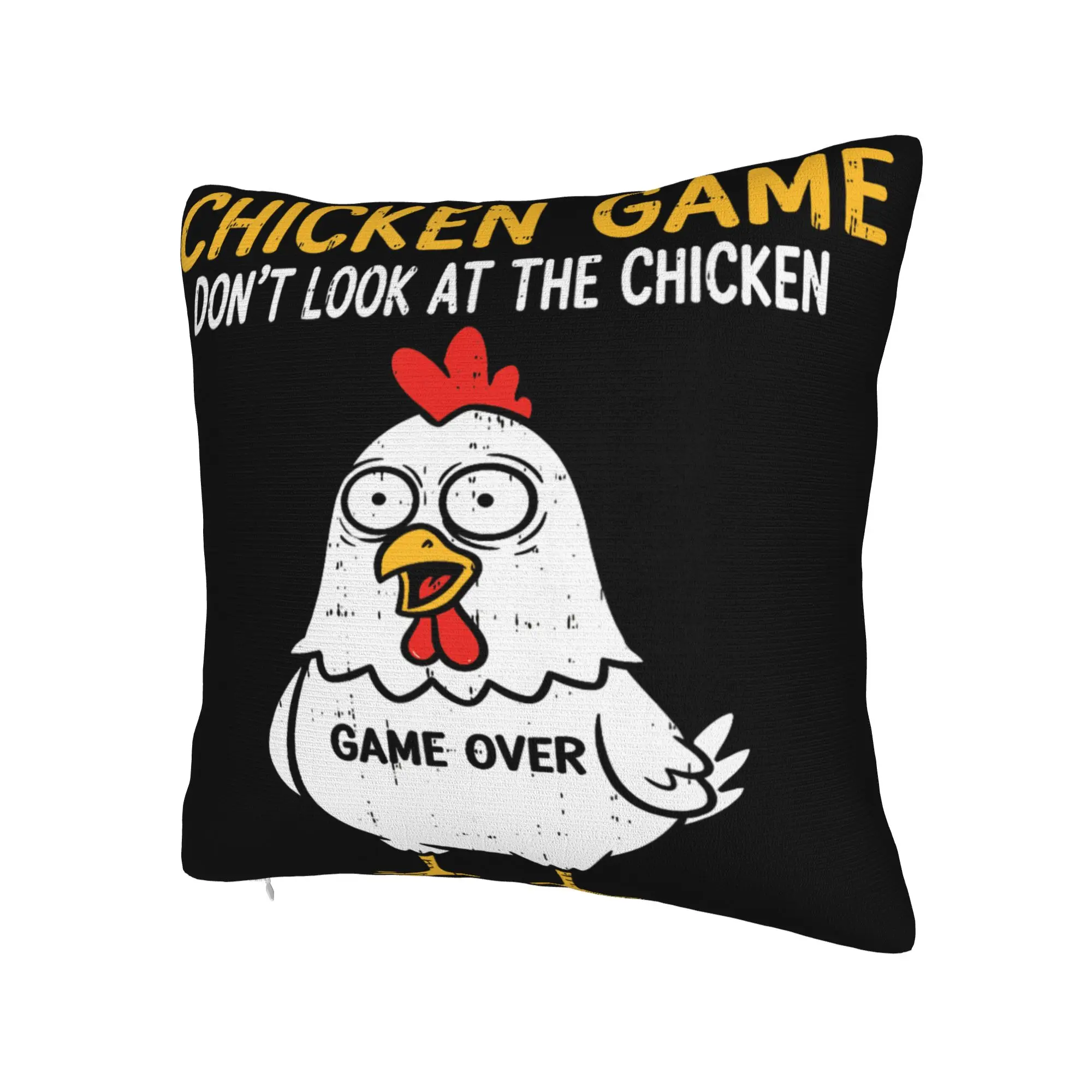 Chicken Game Dont Look At The Chicken Pillow Covers Merchandise Soft Cushion Cover Gift  Pillow Case Cover Home Multi-Size