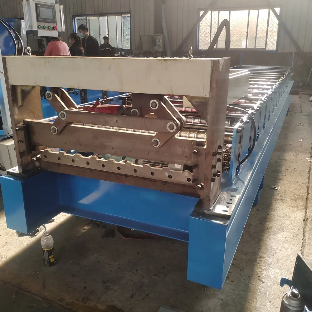 Wall Panel Press Tile TR4 IBR Roof Sheet Roll Forming Machine Automatic Metal Roofing Panel Production Line for Construction​