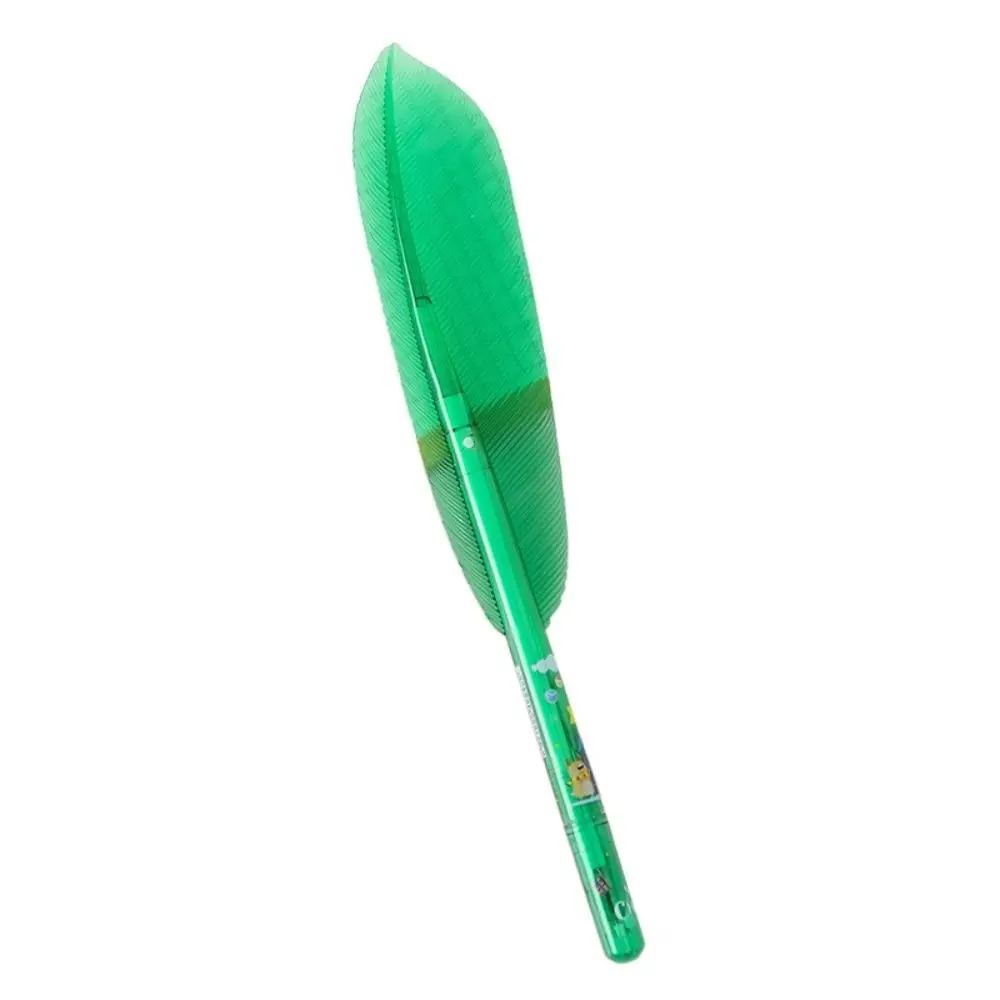 

Beautiful Kawaii Signature Pen 0.5mm Black Ink Pen School Supplies Ballpoint Feather Gel Pen Signing Pen Writing Pen