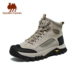 GOLDEN CAMEL High-top Hiking Shoes Men's Winter Hiking Boots Outdoor Tactical Casual Sport Mountaineering Shoes for Men 2024 New