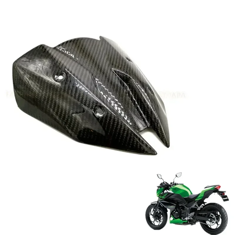 

Для KAWASAKI Z300 Z250 2013-2018 детали мотоцикла обтекатель из углеродного волокна лобовое стекло