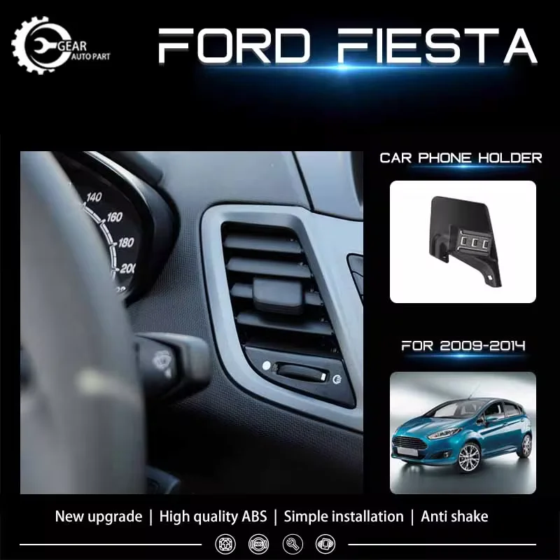 For Ford Fiesta 2009 2010 2011 2012 2013 2014 Car Phone Holder Special Fixed Bracket Base Ford FiestaMobile phone holder
