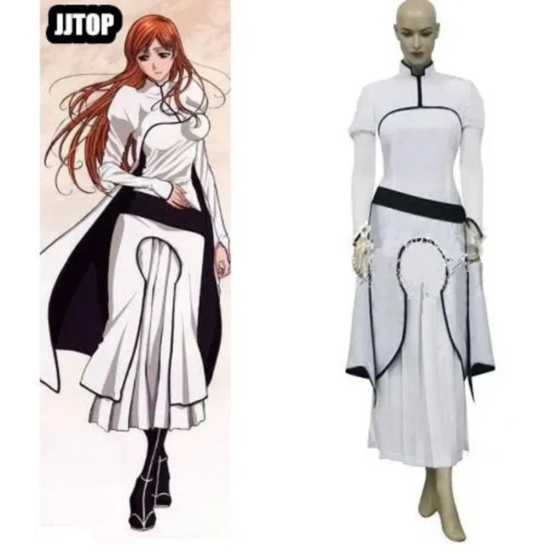 Anime lixívia inoue orihime cosplay traje de natal adulto menino festa de férias jogar festa desempenho traje uniforme