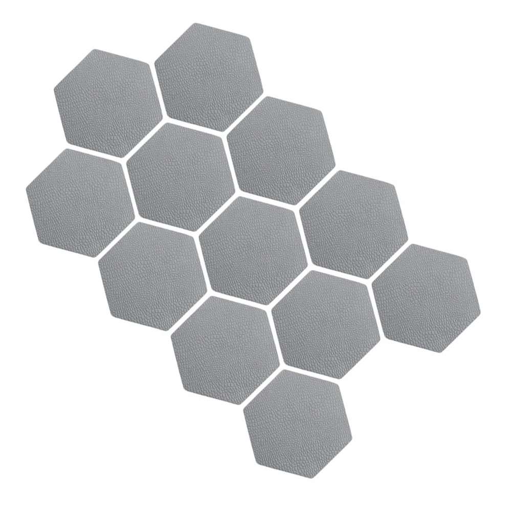 Gray for hexagonal EVA Deck Pad 3mm Non-Slip Traction Grip for surfboard Sticker Anti-Skid Mat For Surfing Paddleboard Fishing
