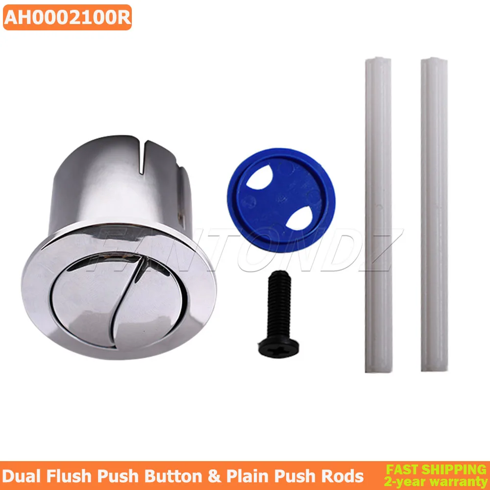 For Roca D1D Dual Flush Push Button&Plain Push Rods Short Body AH0002100R Chrome Push Button Dual Flush Old Style 822040001