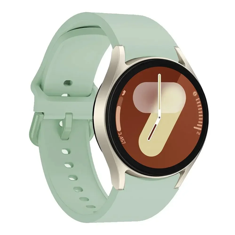 Correa de silicona para Samsung Galaxy Watch 4/5/6/7, pulsera clásica de 40mm, 44mm, 42mm, 46mm, 43mm, 47mm