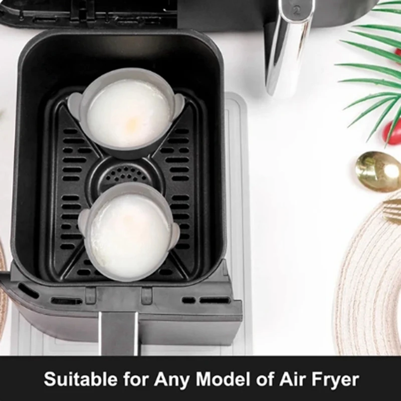 AB43 Для-Ninja-DZ201-Foodi-Яйцо-Перца-Пэрофритюрница-Яйцо-Порконьер,-Силикофон-Рамакины-Для-Нзяндзя-Фритюрница-Достойкий-A