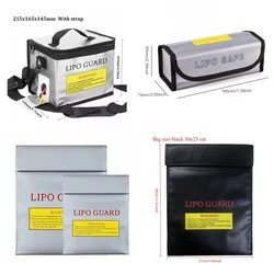 Lithium Battery Explosion-proof Fireproof Bag High Quality RC LiPo Battery Multi-functional Storage Safety Bag 18x23cm 30x23cm