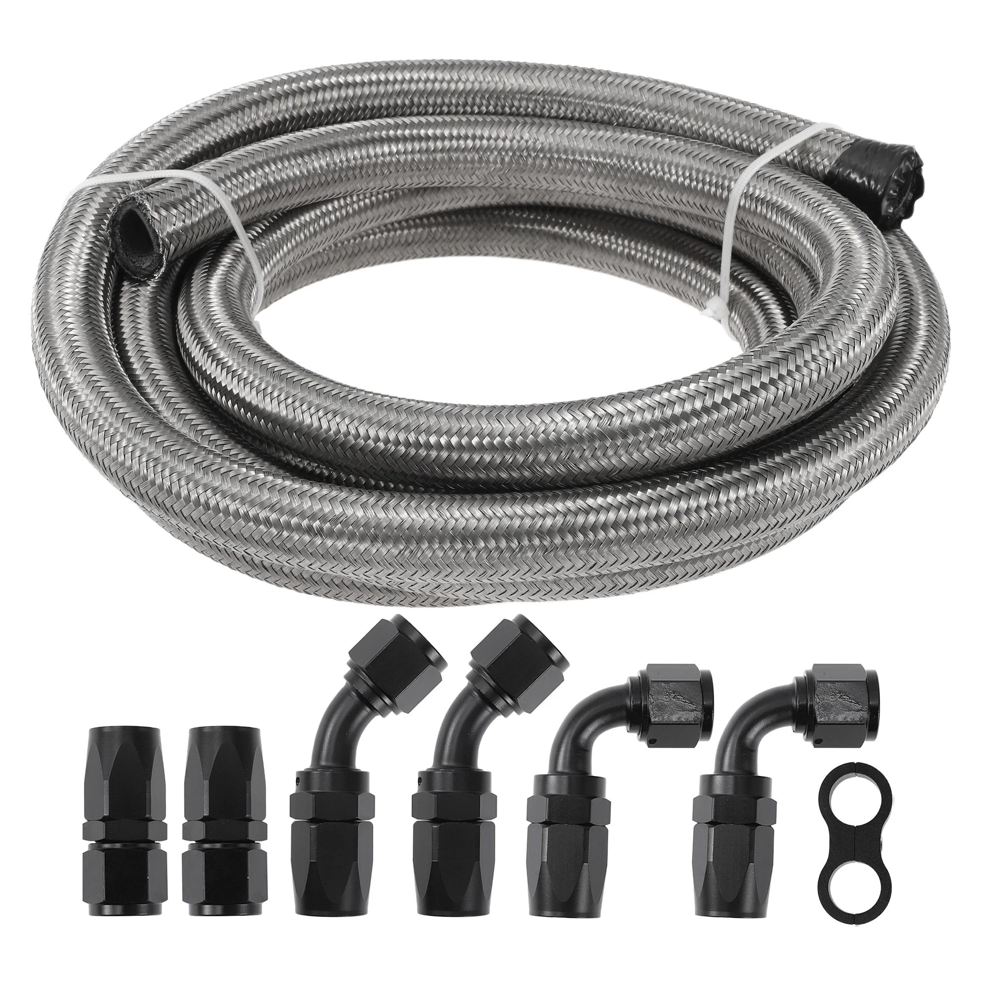 UXCELL AN-10 Fuel Line Kit 10ft Adapter 90 Degree Adapter 45 Degree Adapter CPE
