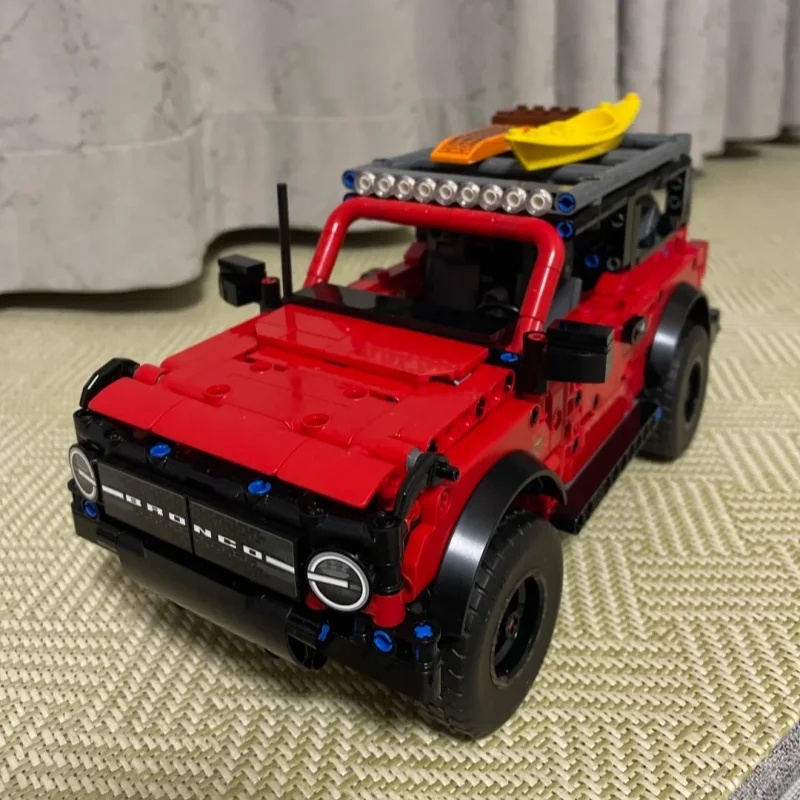 

Новый гоночный автомобиль, модель внедорожника Red Fiery Horse, игрушечные строительные блоки для взрослых и мальчиков высокой сложности, подарок на день рождения