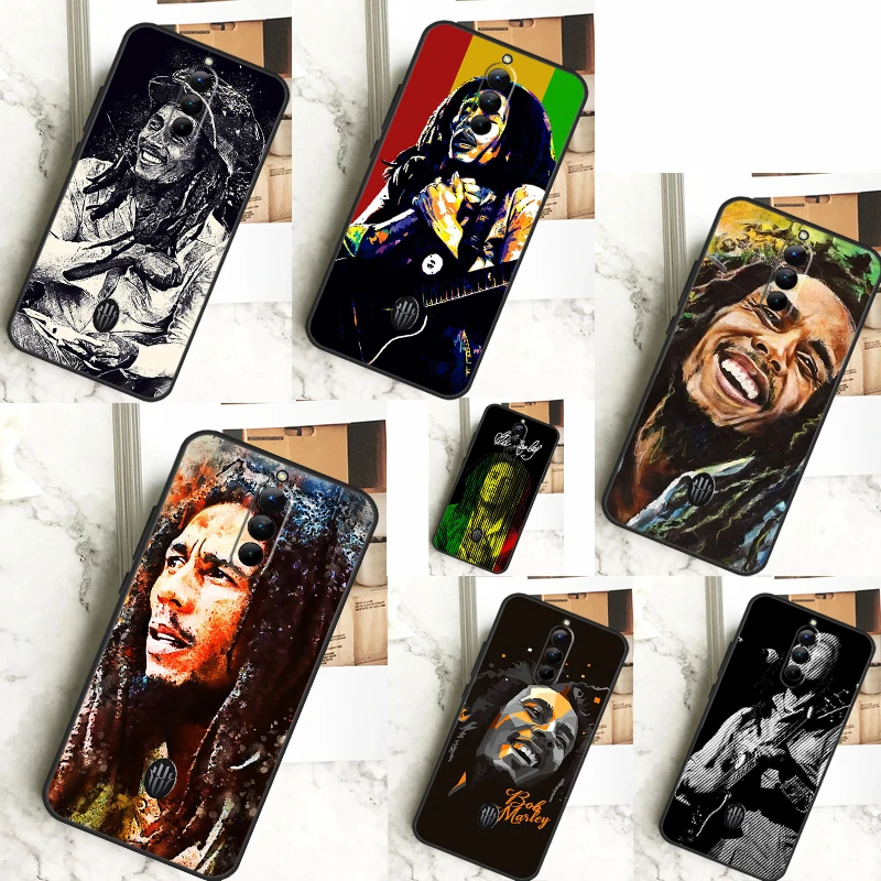 Bob Marley Case For ZTE Nubia Red Magic 9 Pro Plus RedMagic 8 8S Pro Plus 6 7 6S 7S Pro 5S 6R 5G Cover