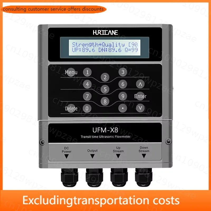Ultrasonic Clamp-On Water Flow Sensor with RS485 Modbus Communication High Accuracy OEM