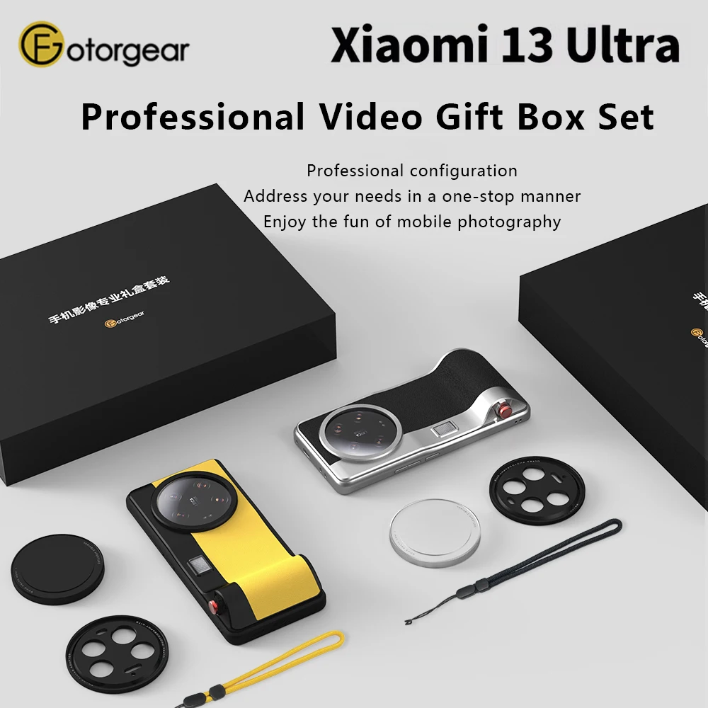 Fotorgear For Xiaomi 13Ultra Phone Case 67mm Star Flare/Black Mist/CPL Filter Integrated photography Leica Camera Gift box Kit