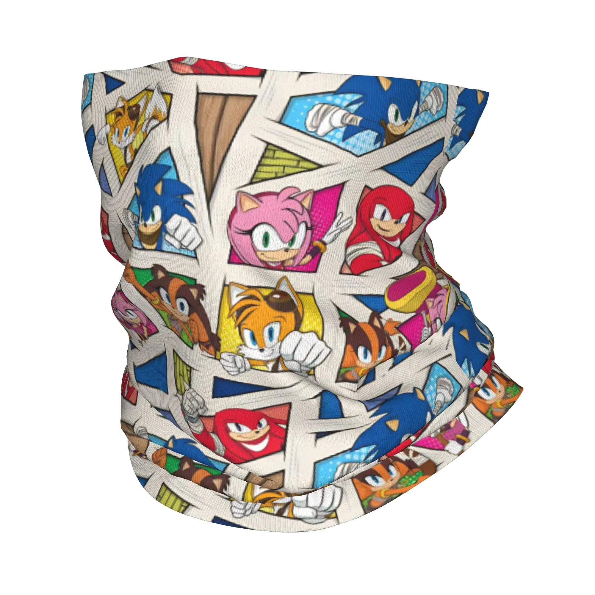 Games Soniced Bandana Neck Gaiter Printed  Mask Scarf Multifunctional Face Mask Cycling Unisex Adult All Season