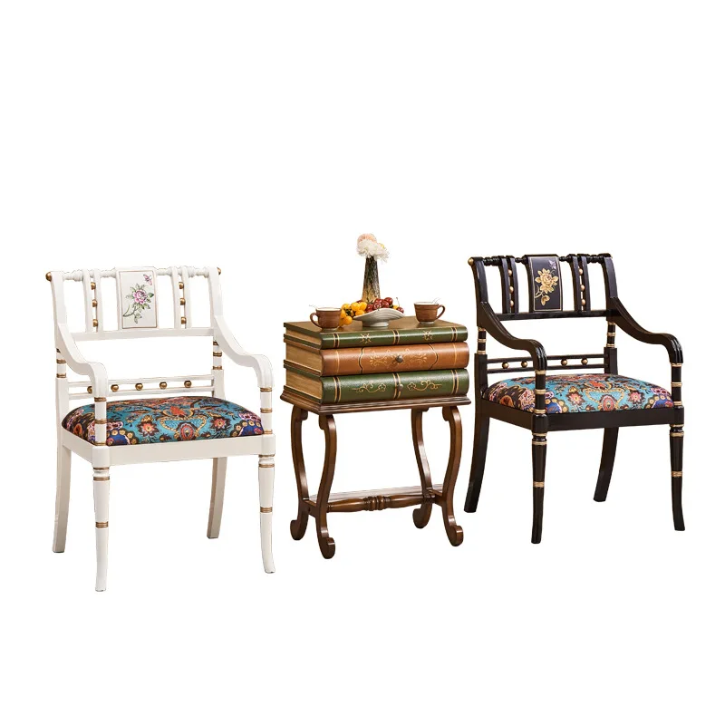 Living room leisure chair creative book coffee table painted furniture two bucket table bedroom balcony one table two chairs