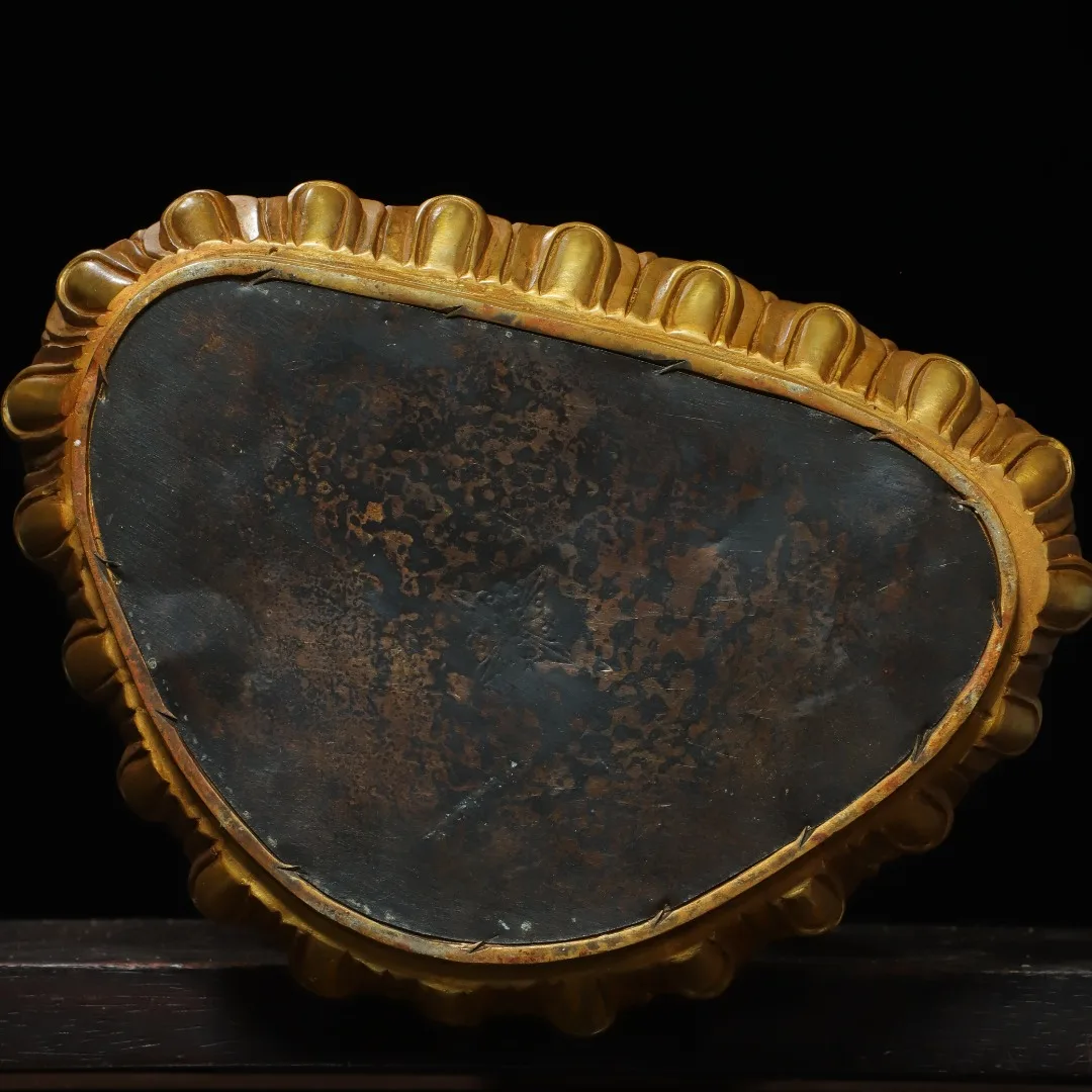 

15"Tibetan Temple Collection Old Bronze High Relief Gilded Acalanatha Fudo Myoo Lotus Terrace Sitting Buddha Worship Hall