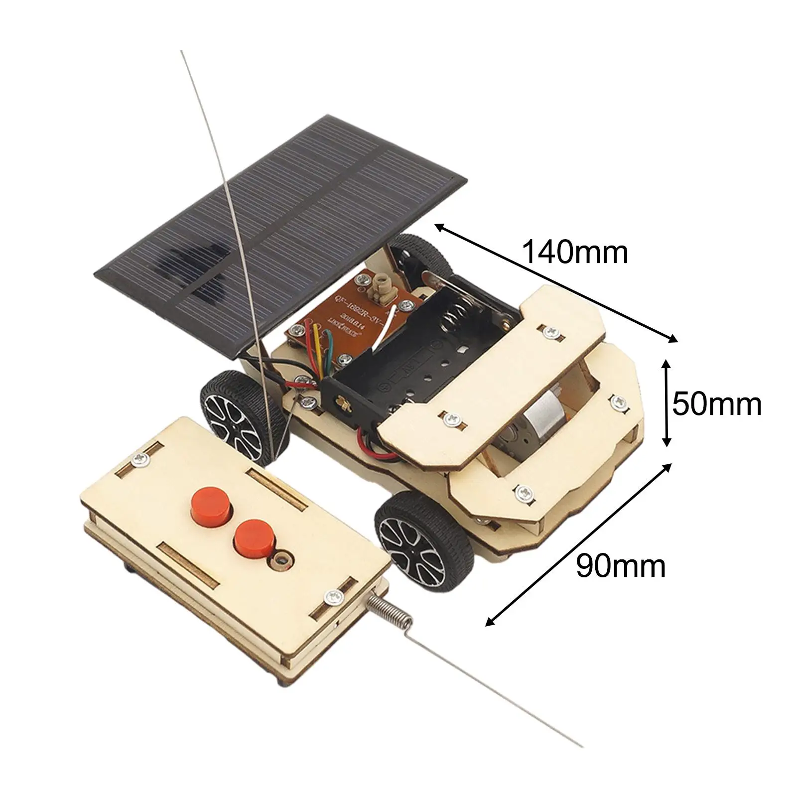 Zonne-Energie Afstandsbediening Auto Model Kits Elektrische Auto Wetenschap Experiment Set