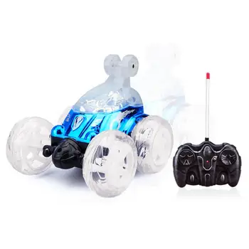 Creative Off-Road Vehicle Toy Solid Wheels RC Car Toy Stunt Drift Off-Road Racing Vehicle Toy RC Stunt Car Interactive Toy