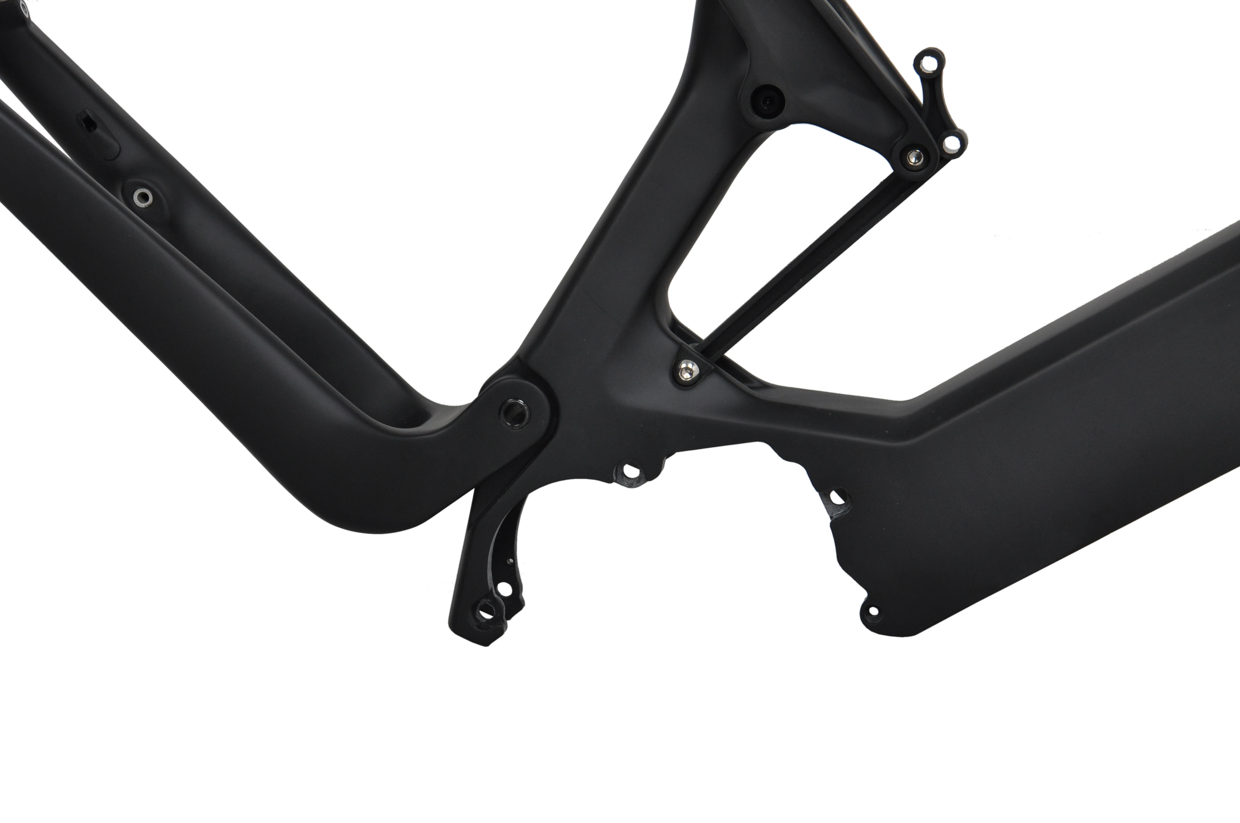 Trail Full Suspension E-Bike Frame E05 For Bafang Motor 120mm