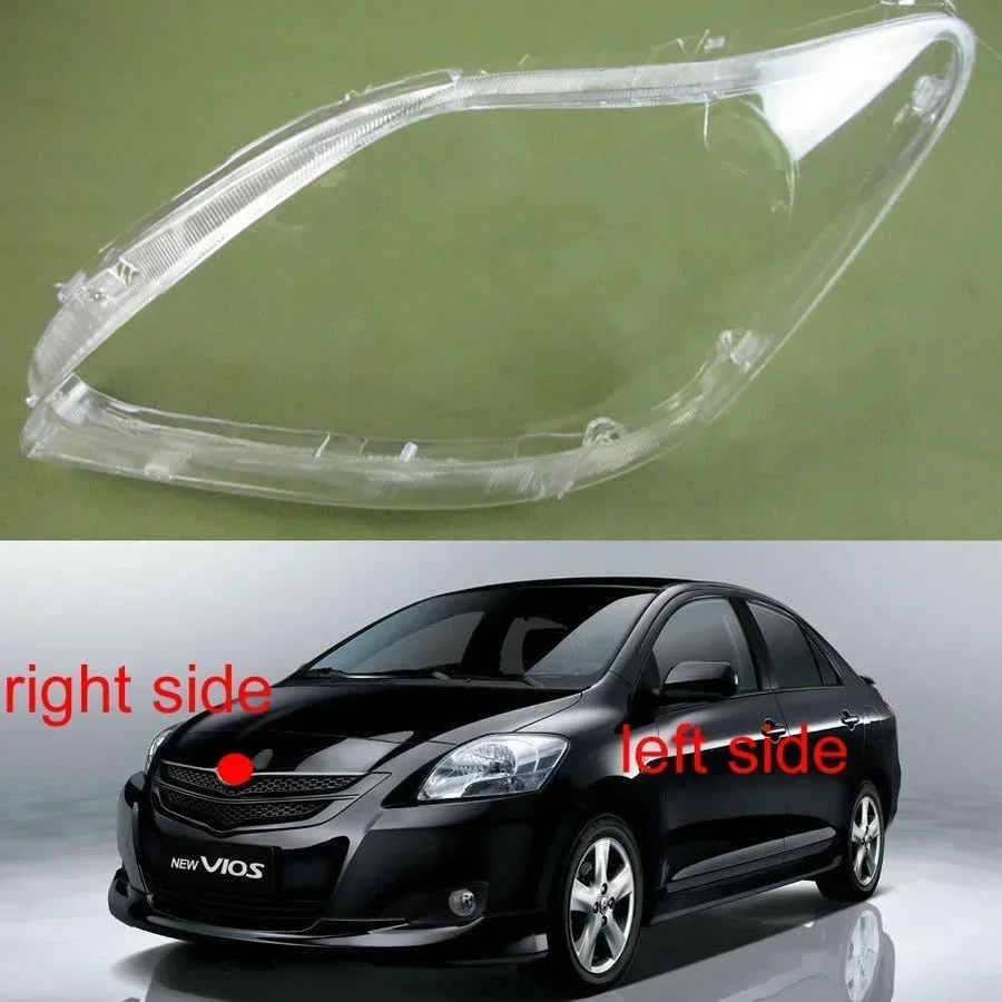 For Toyota Vios 2008 2009 2010 2011 2012 2013 Headlamp Lamp Cover Headlight Shell Lens Plexiglass Replace Original Lampshade