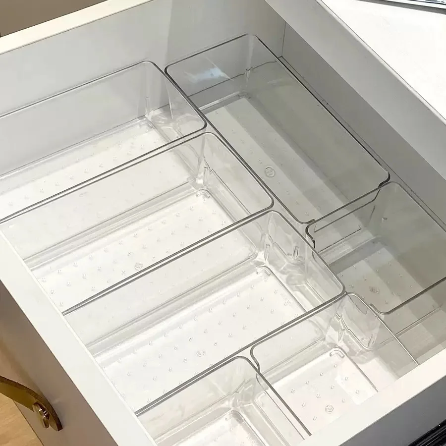 Transparente Acryl-Schubladenbox Moderner Einfacher Stil Desktop-Aufbewahrungsbox Schlafzimmer Esszimmer Badezimmer Aufbewahrungszubehör
