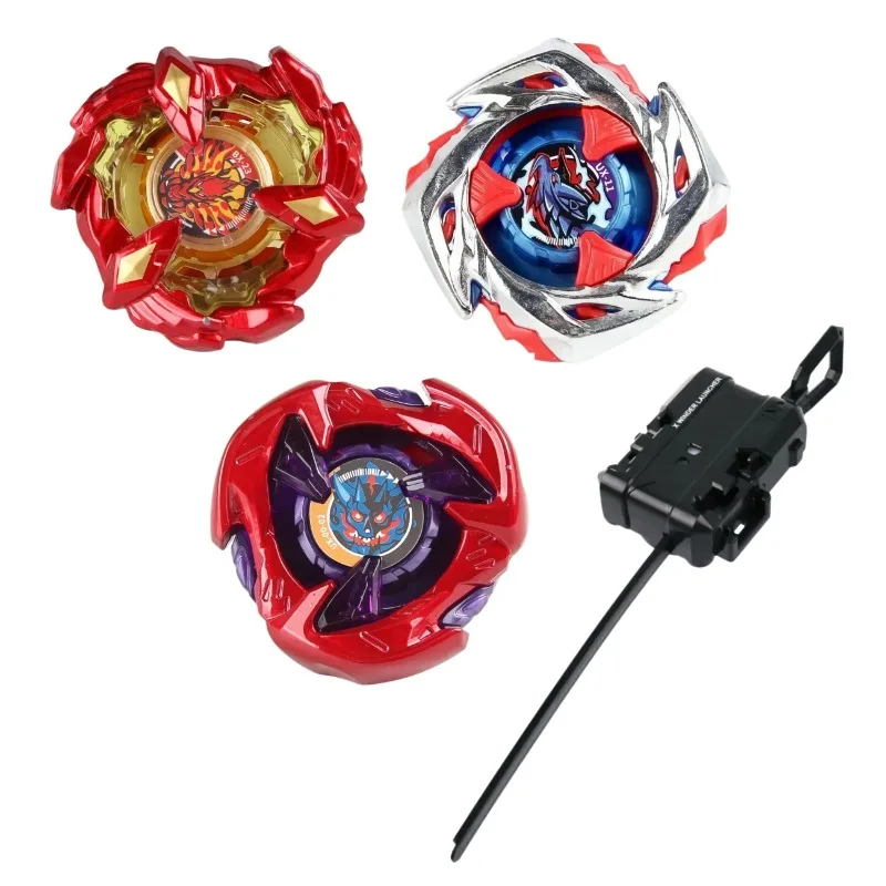 Takara Tomy Beyx Gyro Red series gyroscope set, alloy gyroscope with transmitter, multiple warm color options,BX UX CX BB