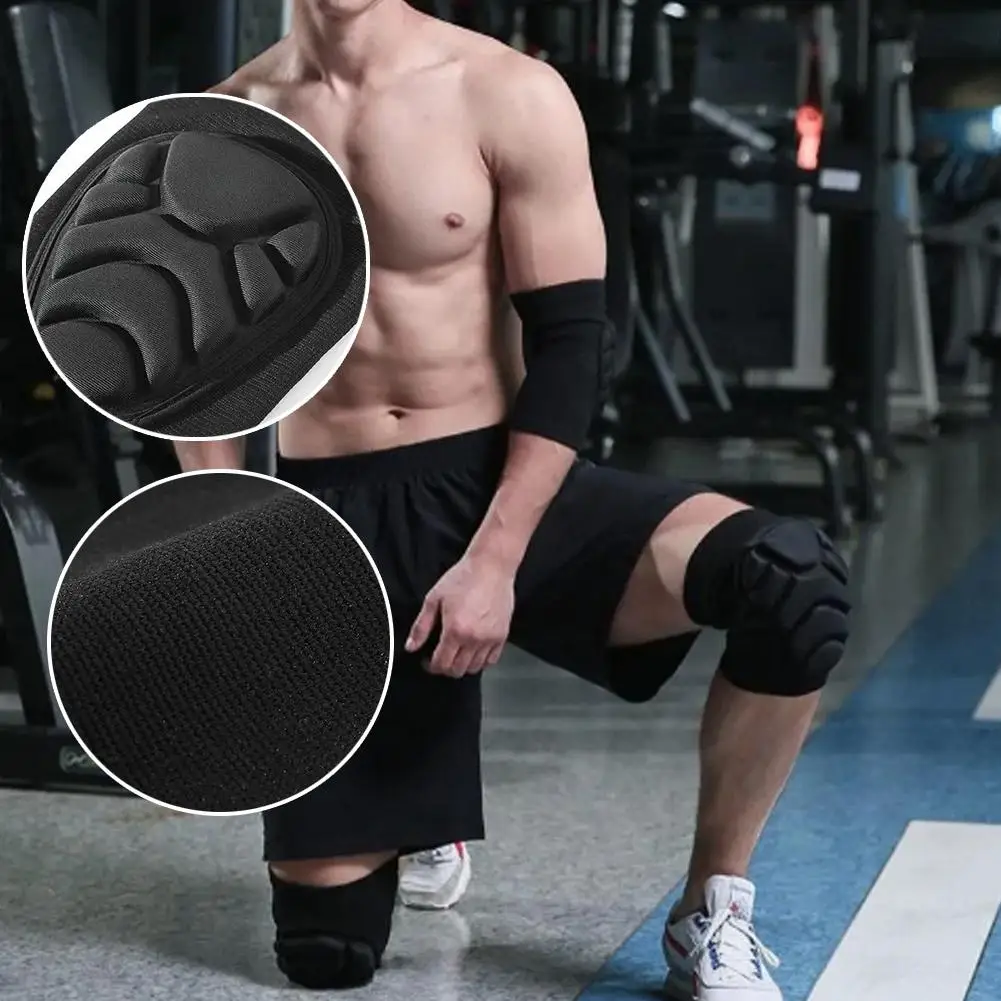 1Pair Protective Knee Pads Anti-Slip Collision Avoidance Kneepad Brace For Construction Floor Work Gears Sport Professional Leg