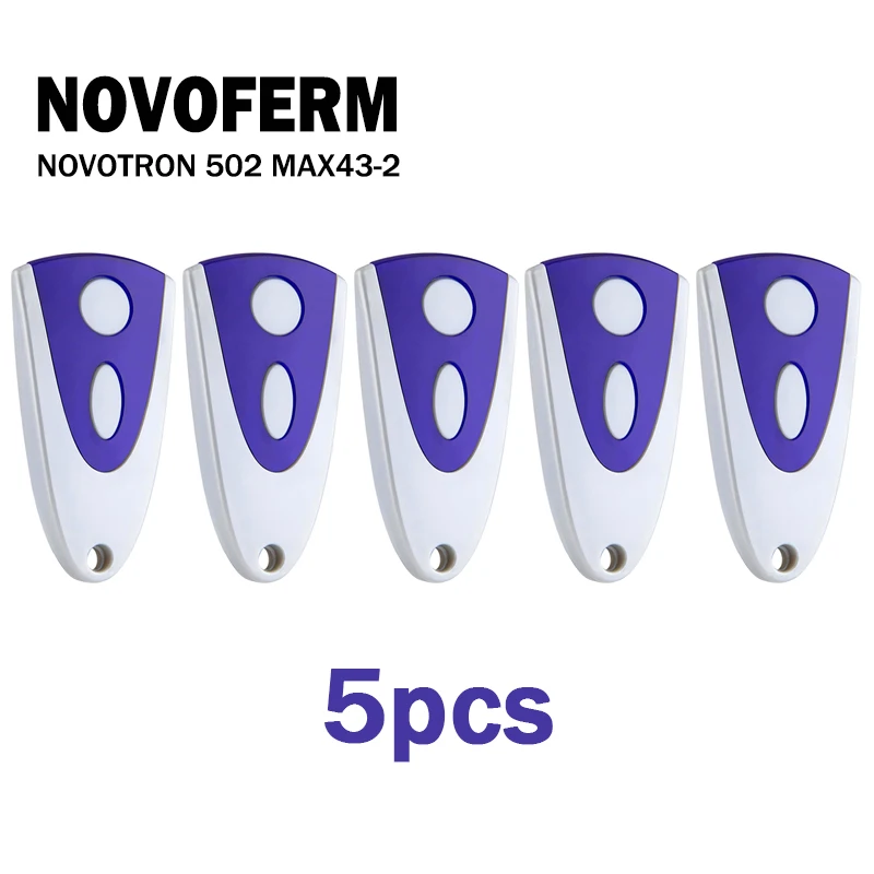 

Special Offer 5pcs NOVOFERM MINI NOVOTRON 502 522 524 512 MAX43-2 MIX43-2 MNHS433-02 MNHS433-04 433MHz Garage Remote Control
