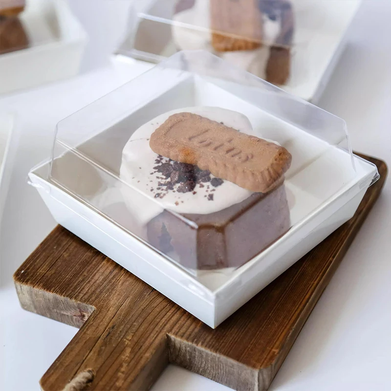 [MA]50 Pieces Per Pack Rectangular Roll And Pastry Sandwich Box Cake Packaging Box[MA] - view 5