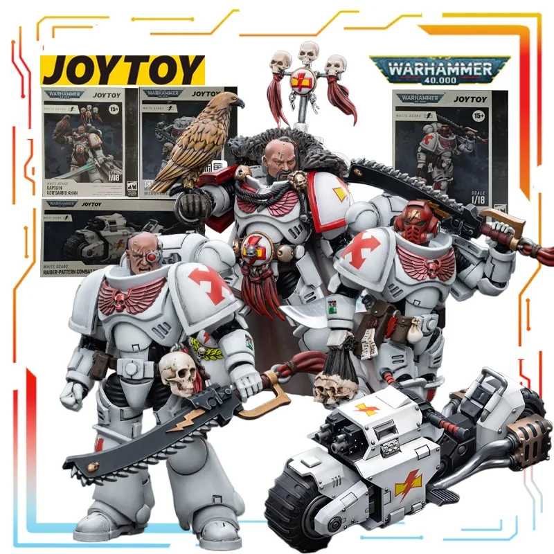 

JOYTOY Original Warhammer 40k Series White Scar Anime Action Assembly Model Toys Collectible Model Ornaments Gifts for Boys