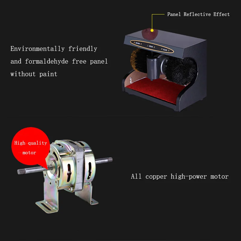 220V Automatische Elektrische Schoenen Schoonmaken Machine Schoenborstel Polijstmachine Eu/Au/Uk/Us Plug