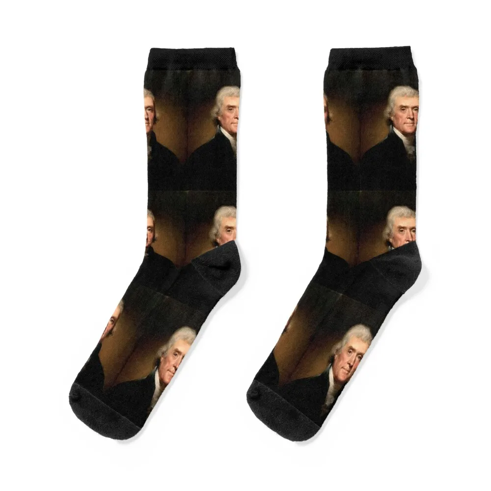 

Thomas Jefferson Socks cute kids Run Socks Woman Men's
