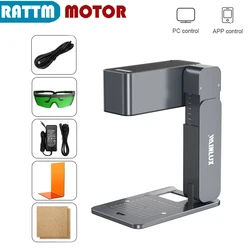 Mini macchina per incidere di marcatura Laser portatile fai-da-te 5W stampa portatile completamente automatica per legno di gioielli in metallo