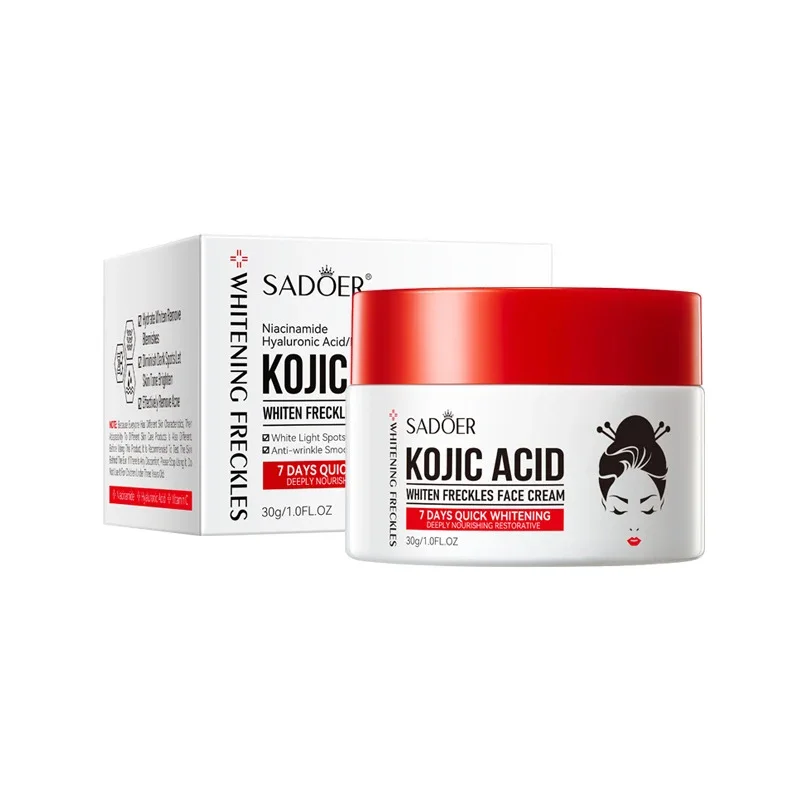 Kojic Acid Whiten Spot Remove Cream Remove Melasma Melanin Correction Skin Improve Skin Dullness Lightening Dark Spots Cosmetics