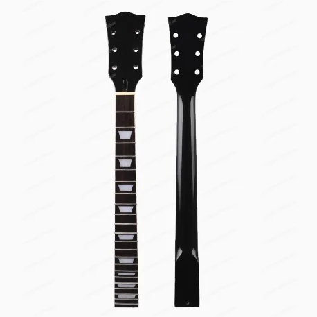 

22 Frets Maple Electric Guitar Handle Neck Rosewood Fingerboard for Gibson Les Paul LP (Black)