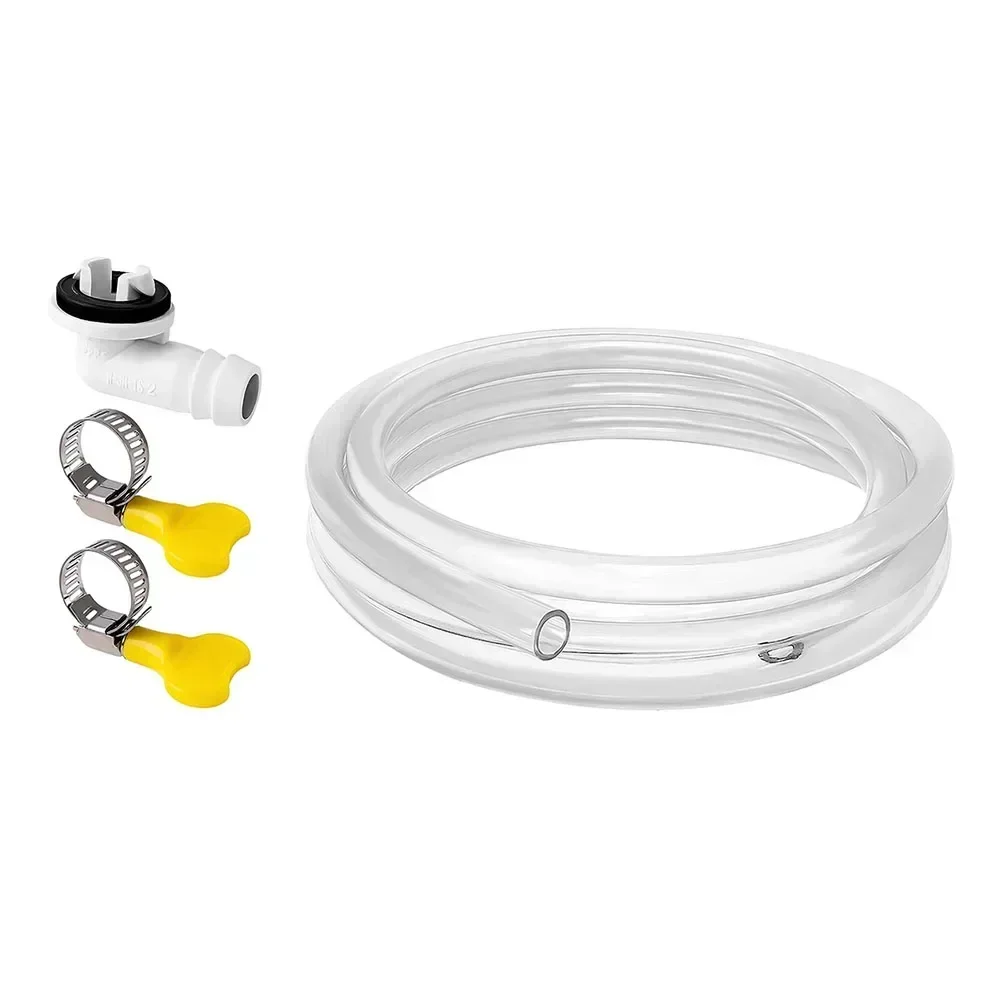 

10ft Air Conditioner Drain Hose Universal Casement Air Conditioner Drain Kit Washing Maching Kitchen Faucet Accessories