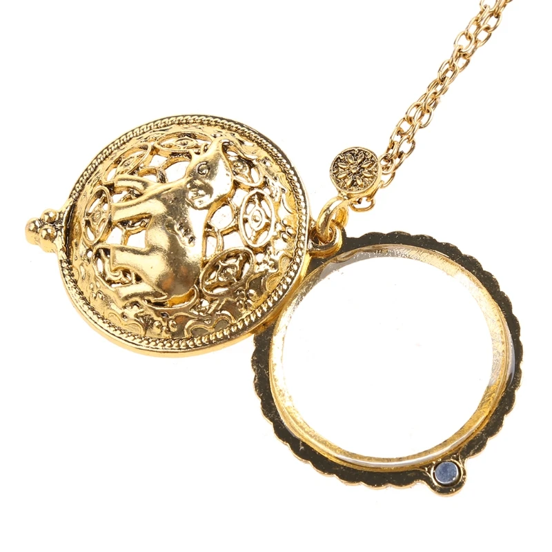 لفراشة المكبر تصميم خاص عدسة مكبرة انزلاق قلادة الرقبة