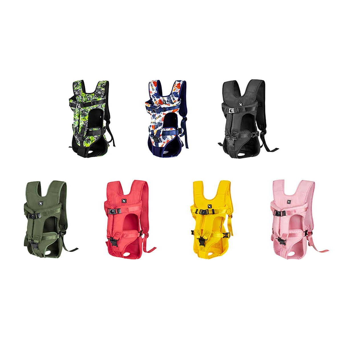 

Регулируемая дышащая сумка через плечо для маленьких собак и кошек с эргономичной подкладкой, доступна в различных цветах.