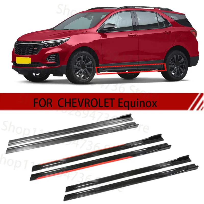 

FOR CHEVROLET Equinox 2M Car Side Skirt Extension Plate Lip Separator Bumper 2.18M Racing Side Spoiler