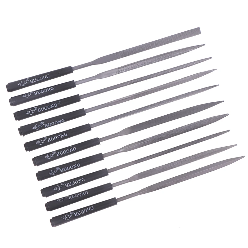 10Pcs/Set Metal Needle File Set Steel Rasp Needl Filing Wood Rasp Metal Polishing Hand File Tools