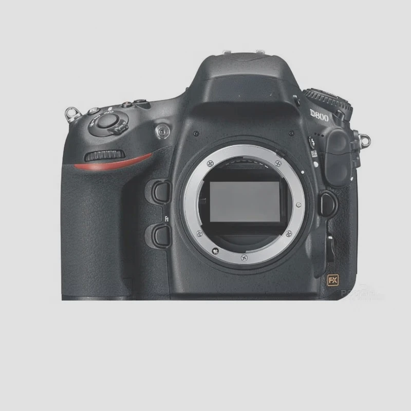 

Original second-hand brand D800 single-body 1080p HD camera digital SLR camera with charger, battery and shoulder strap.