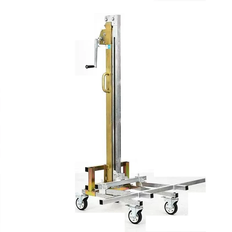 Portable Lift Truck Stacker Scissor Lift Trolley Folding Loading Unloading Hoist for Home Cabinet Wardrobe Moving