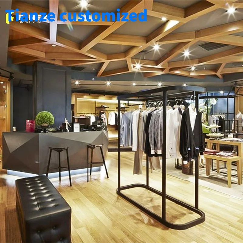 （customized）Customized Design Men Clothing Store Display Furniture Shop Decoration