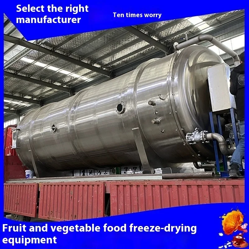 Commercial Machine Production Line Pet Food Strawberry Tea Equipment Vacuum Freeze Dryer