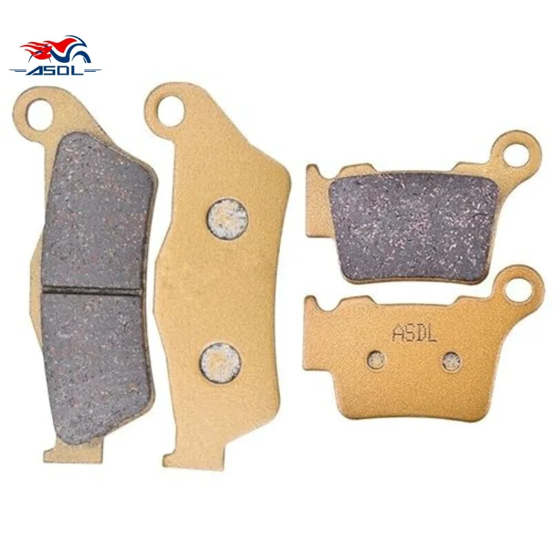 250cc-630cc Ceramic Front Rear Brake Pads For HUSQVARNA Motorcycle TE511 TE630 FE250 FE350 FE450 FE501 1261170005 1261170004