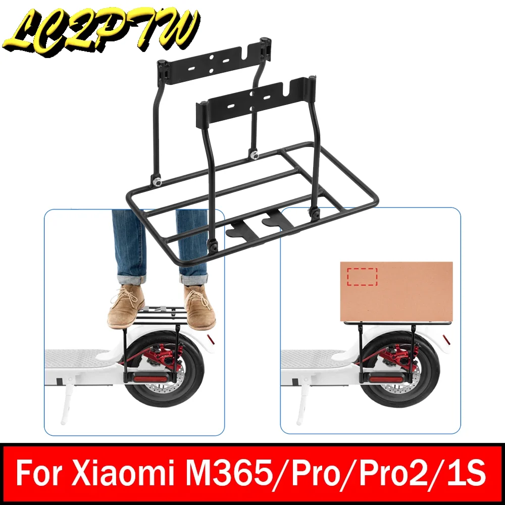 

Полка для хранения багажа и багажника для Xiaomi M365/Pro/1S/Pro 2/Mi3, электронного скутера, утолщенная стальная складная задняя полка для хранения