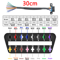 Universal 16 Pin OBD2 Cable Female Extension Connector OBD 2 Adapter Cable Car Computer Connector Main Line Interface Replace