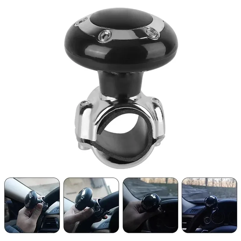 Car Turning Steering Wheel Ball Handle with Spinner Knob Rotating Steering Wheel Spinner Knob Universal Steering Wheel Booster