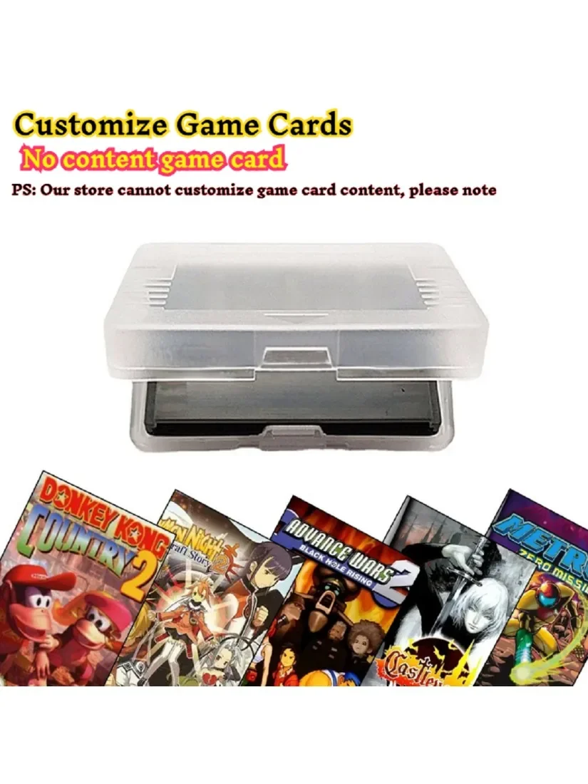 GBA Blanco Geen inhoud Game Card Aangepaste gamekaart Aangepaste Burn Game Inhoud Toepasbaar GBA SP - afbeelding 2